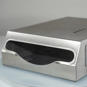 Stainless Steel C-Fold/Multifold Paper Towel Dispenser
